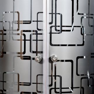 Душевая кабина Deto BМ4590 N LED BLACK 90х90х208см